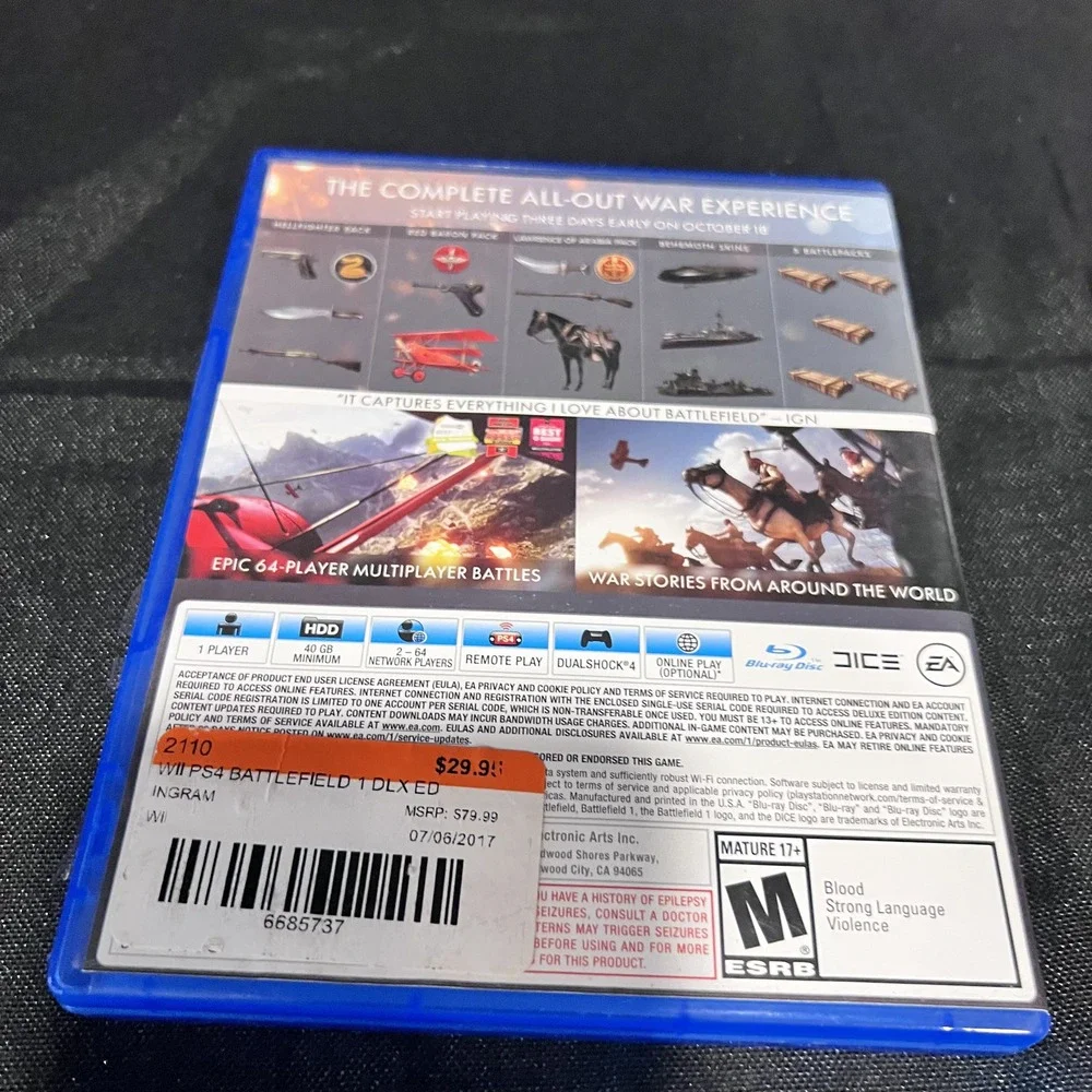 Assorted PS3 and PS4 Games-Assassins Creed/FIFA 17/Battlefield 1/Call of Duty‎